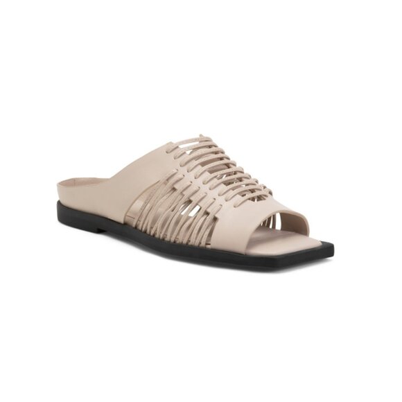 DANIELLA SHEVEL Other - DANIELLA SHEVEL stone Made In Brazil Leather Gia Fisherman Sandals